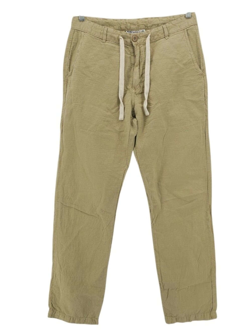 JUNGMAVEN Men's Traversept Pants Hemp Organic Cotton Ripstop Beige Size SMALL